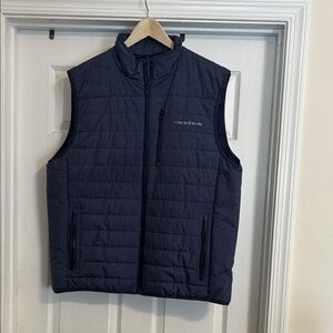 Vineyard Vines Quilted Navy Blue Men's Vest
